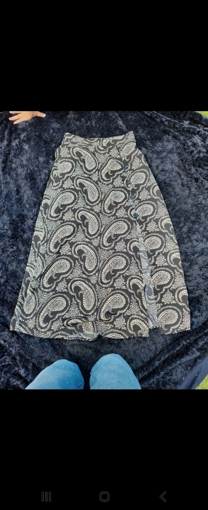 Jupe longue taille élastique