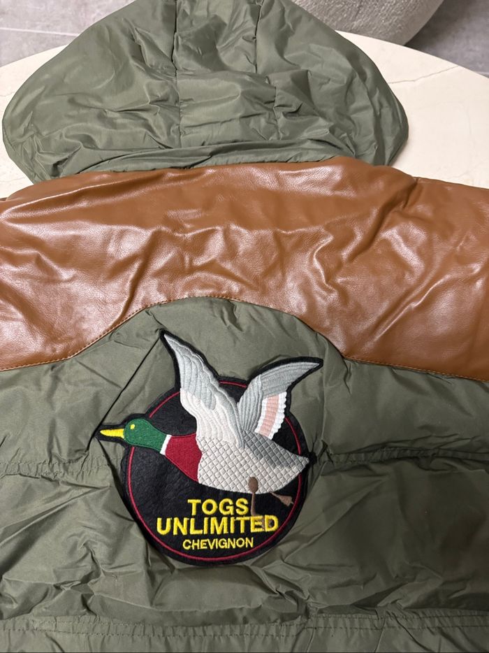 Doudoune chevignon kaki XL - photo numéro 4