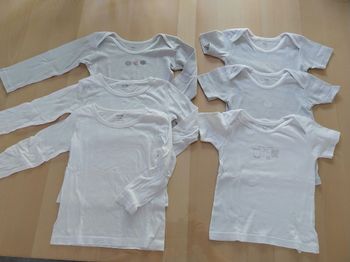 Lot 6 chemises de corps