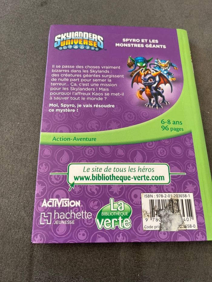 Livre bibliothèque verte. Skylanders universe tome 1 - photo numéro 2