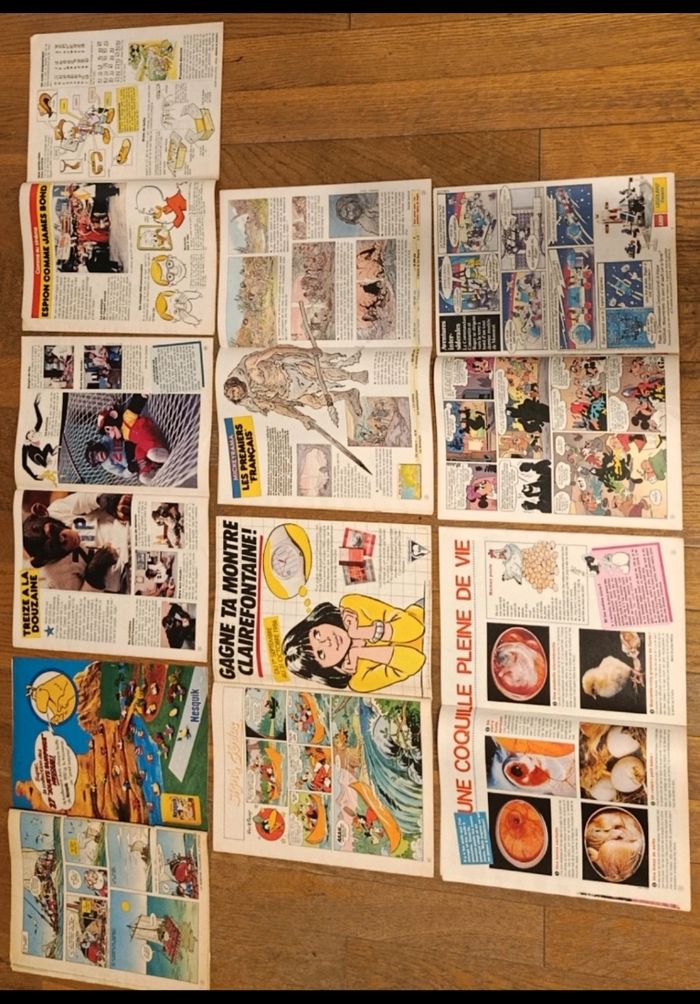 Lot de 7 anciens journaux de Mickey vintage - photo numéro 6