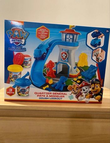 quartier général pâte à modeler pat patrouille neuf