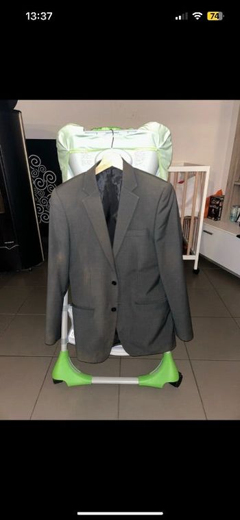 Veste de costume homme gris