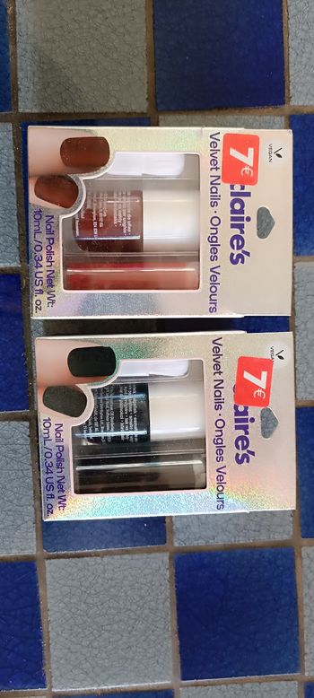 Vend lots vernis velours