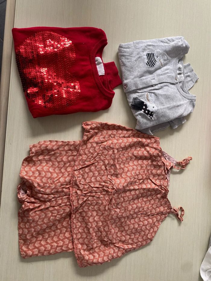 Combinaison kiabi gilet et pull