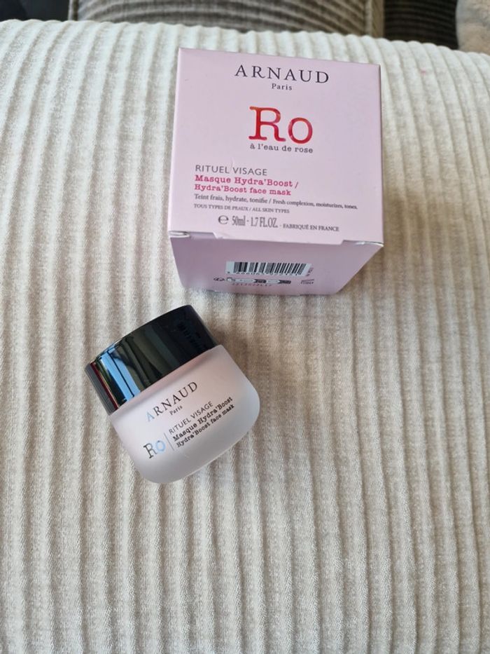 Arnaud masque hydra boost à l’eau de rose