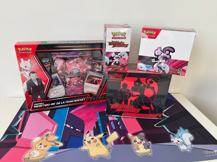 Mega pack EV10 ETB+ Display+ demi display+ coffret mewtwo