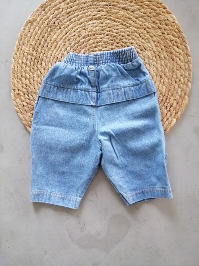 Jean ample coton, garçon, taille 3 mois, Tim Pouce. - photo numéro 2