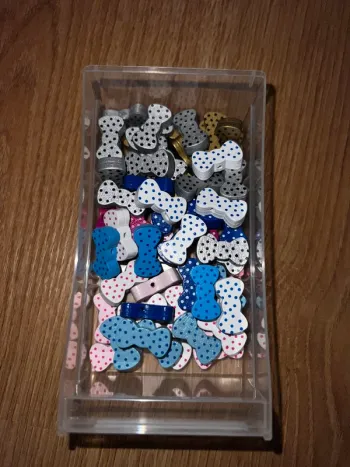 64 perles en bois noeuds