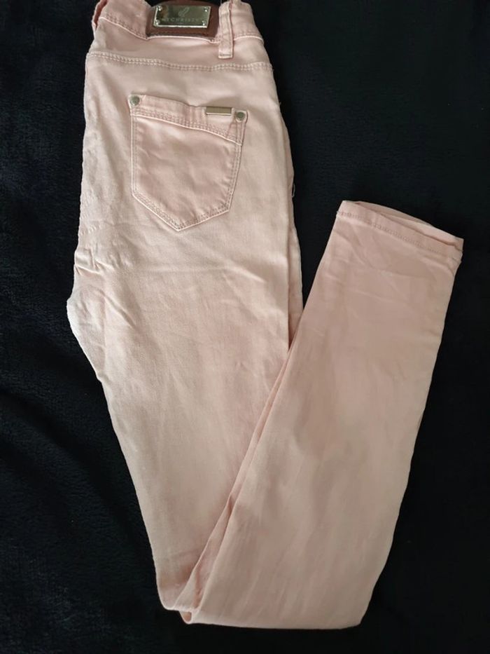Pantalon slim saumon Taille 42