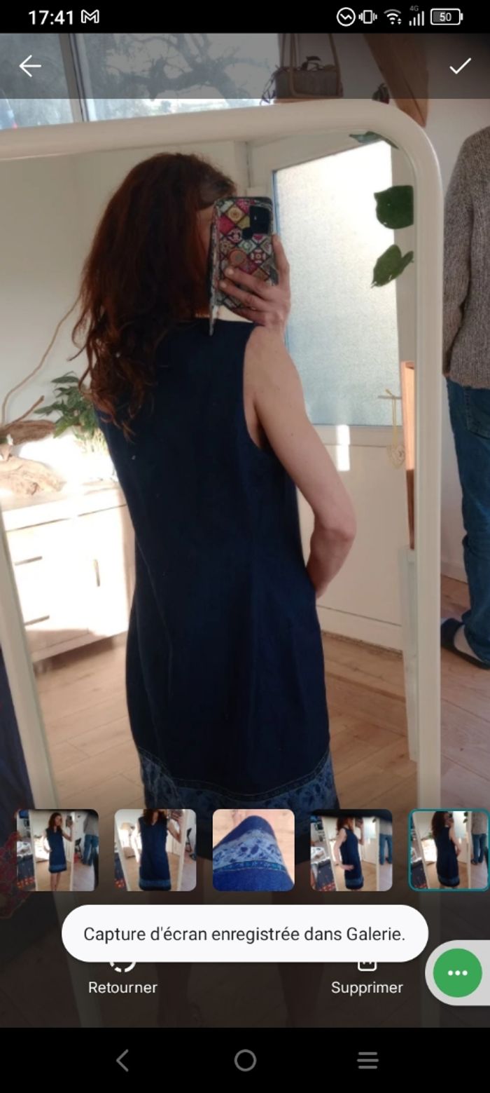 Robe été 44 denim c78 - photo numéro 4