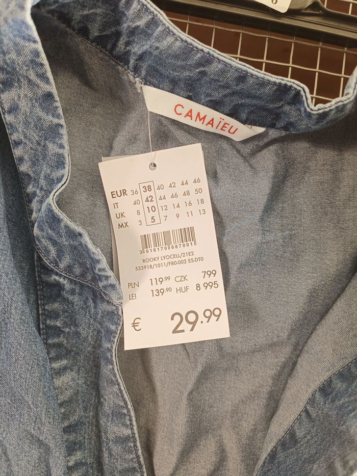 Robe longue camaïeu neuve taille 38
100% lyocell matière fluide thermorégulateur - photo numéro 3