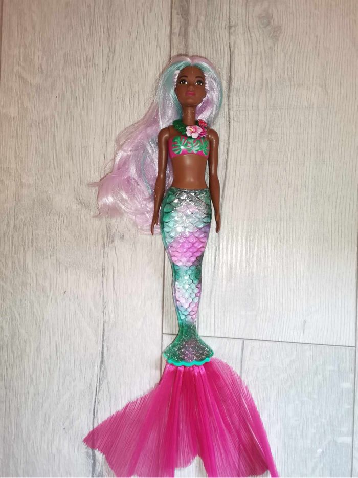 Lot de 5 barbie reveal color sirènes - photo numéro 6