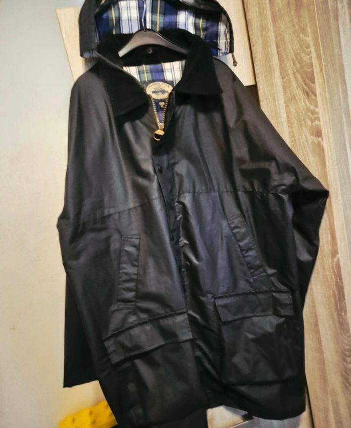 Manteau Harrington_ barbour Wax Jacket homme_taille XL - photo numéro 7