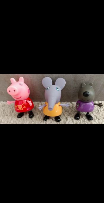 Lot de 3 personnages de la classe de Peppa pig
