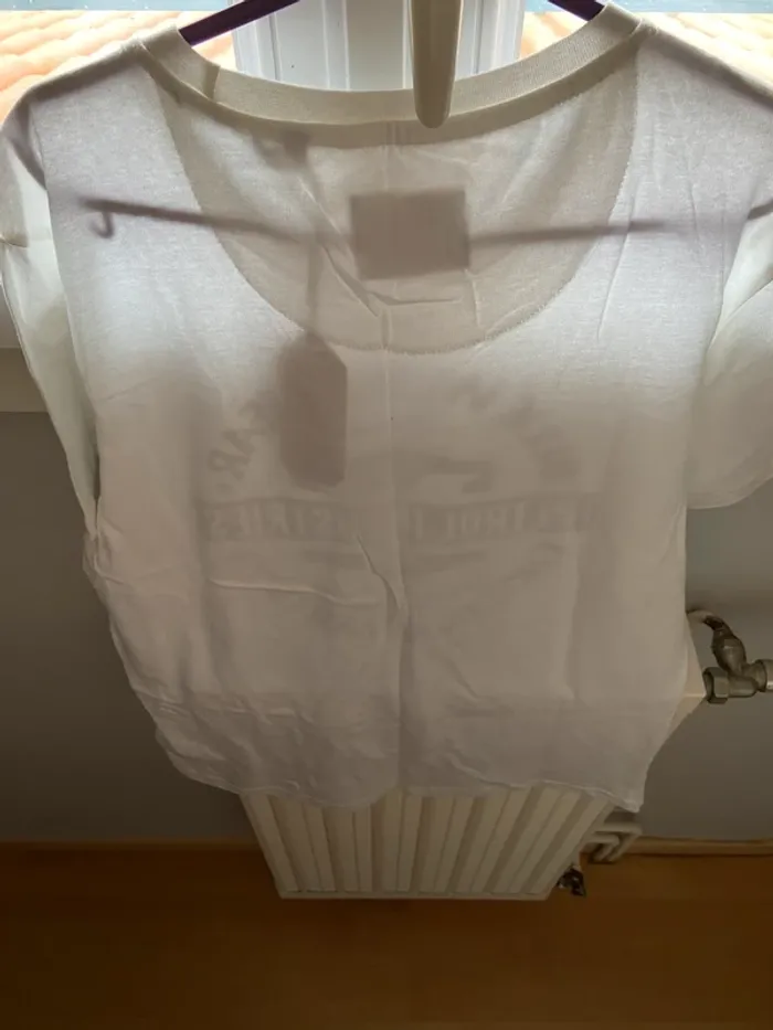 T-Shirt blanc manches courtes Petrole Industries - photo numéro 2