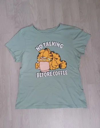 t-shirt pyjamas femme garfield primark vert