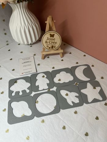 Lot de pochoirs espace – Activité créative enfant