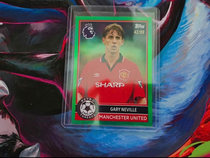 Lot de cartes numérotées topps