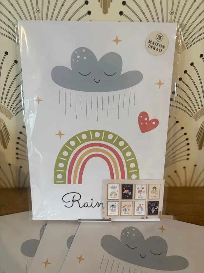 Affiches “Play & Dream” pour chambre enfant