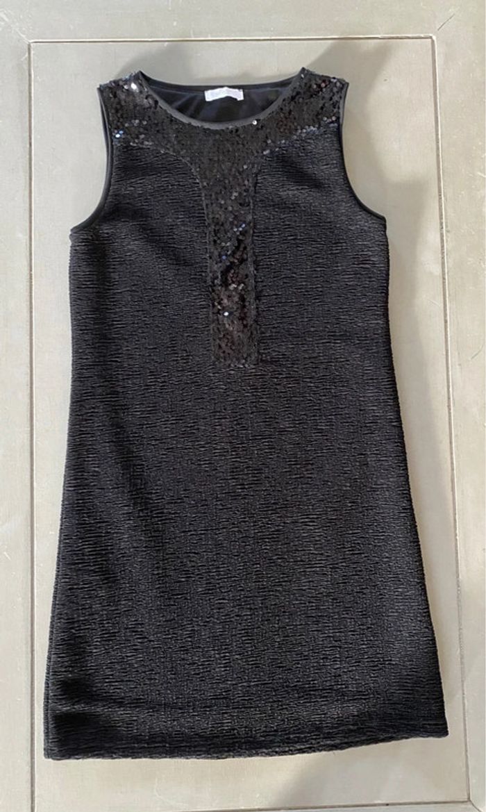 Robe Promod taille 36 noire avec sequins taille 36 - photo numéro 8