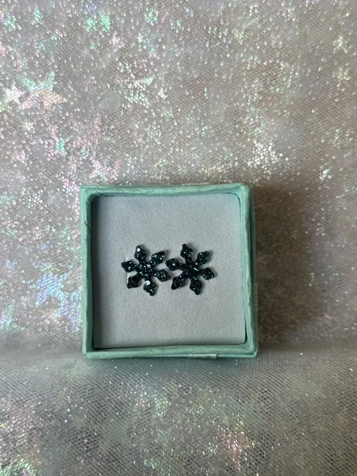 Boucles d’oreilles flocon