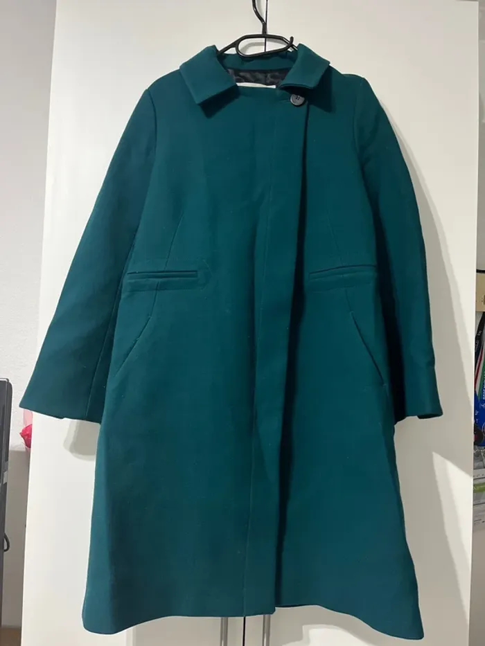 Manteau Gérard Darel vert en laine