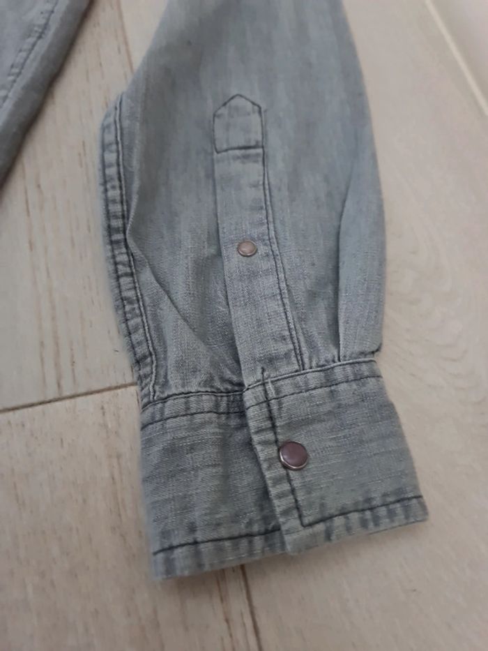 Veste chemise légère imitation jean taille M - photo numéro 13