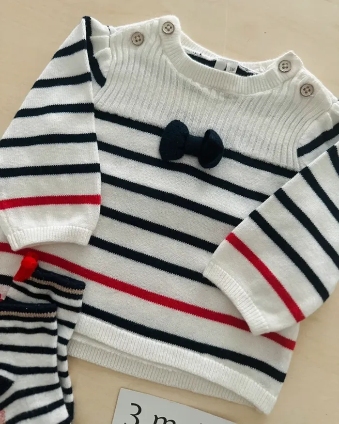 Pull orchestra fille 3 mois 60 cm - photo numéro 3