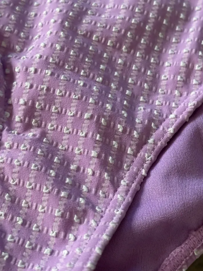 Bas de maillot de bain Billabong lilas blanc - photo numéro 4