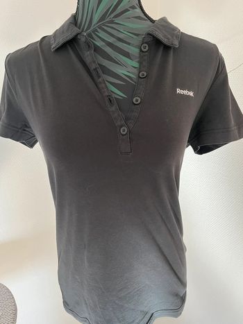 Polo noir femme Reebok taille 36