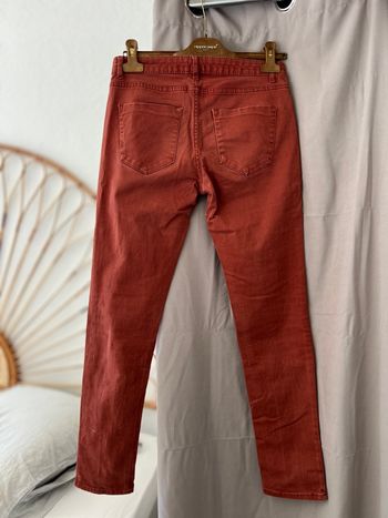 🍷 Jean slim fit bordeaux – Kiabi – taille 36 (S / UK 8)