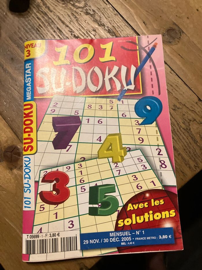 Jeu sudoku 2 livres - photo numéro 3