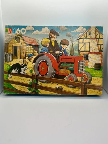 Puzzle vintage MB à la ferme
