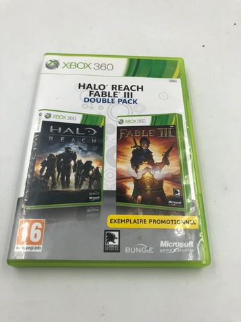 Jeu vidéo double pack Halo Reach et Fable 3 sur console Xbox 360