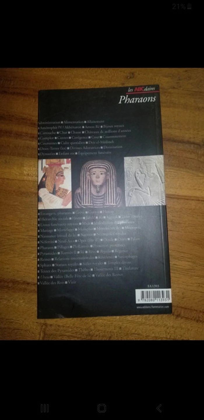 Livre égypte : Pharaons les ABCdaires Flammarion - photo numéro 2