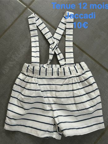 Salopette Petit Bateau 12 mois