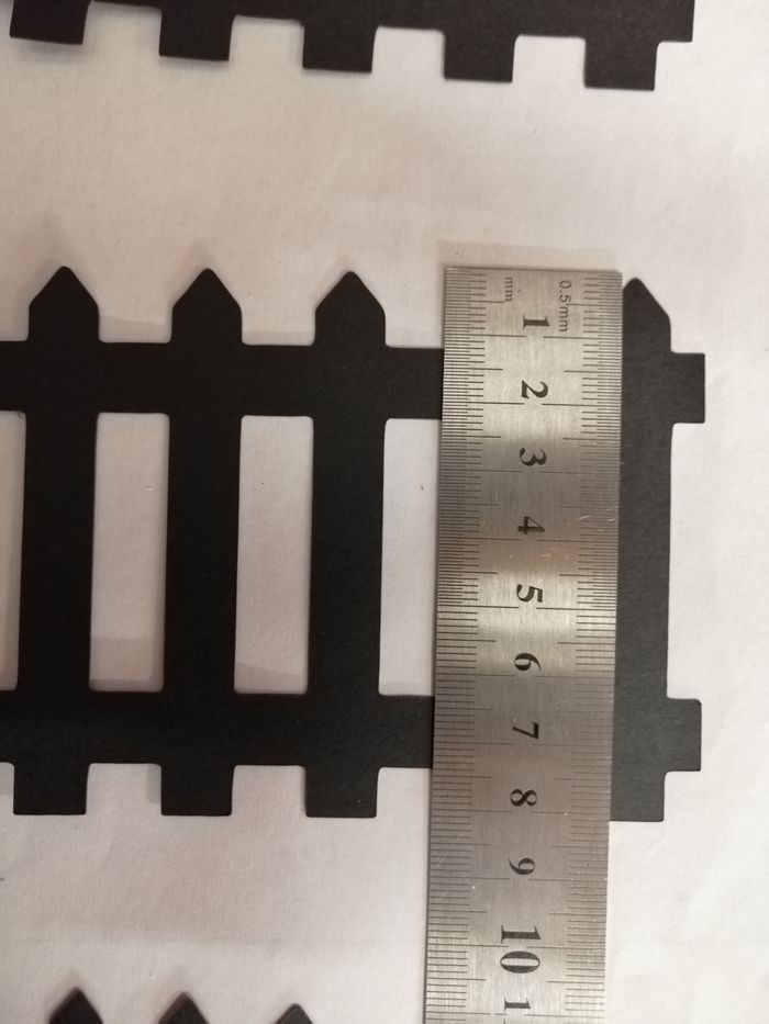 Scrapbooking découpe grande barrière et une petite (N18) - photo numéro 3