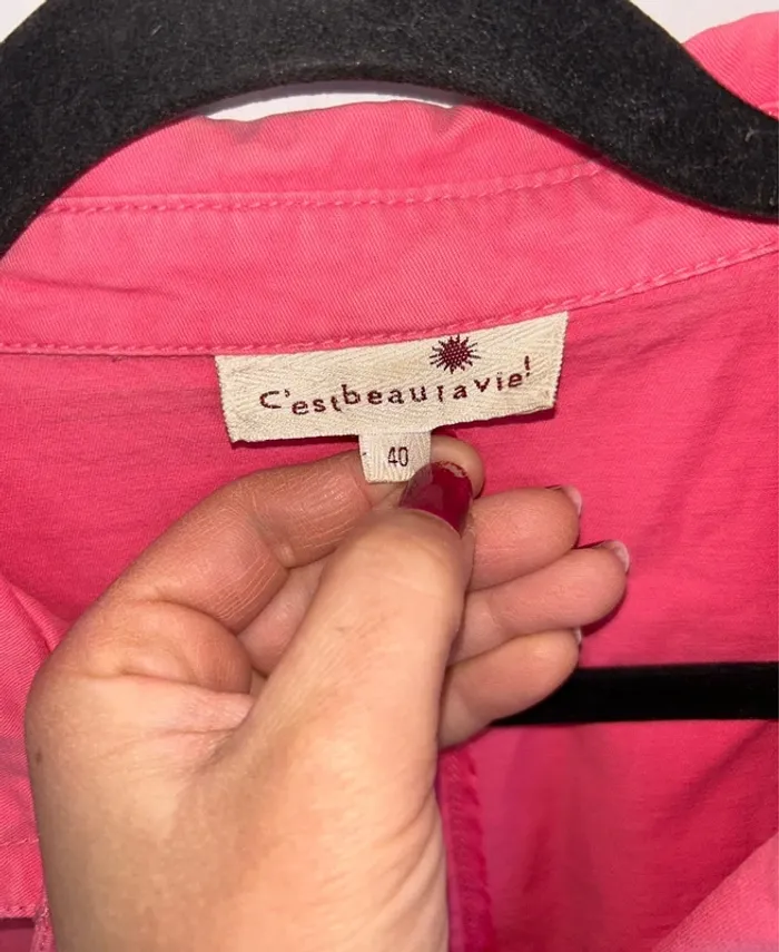 Jolie veste rose femme taille 40 c’est beau la vie - photo numéro 4