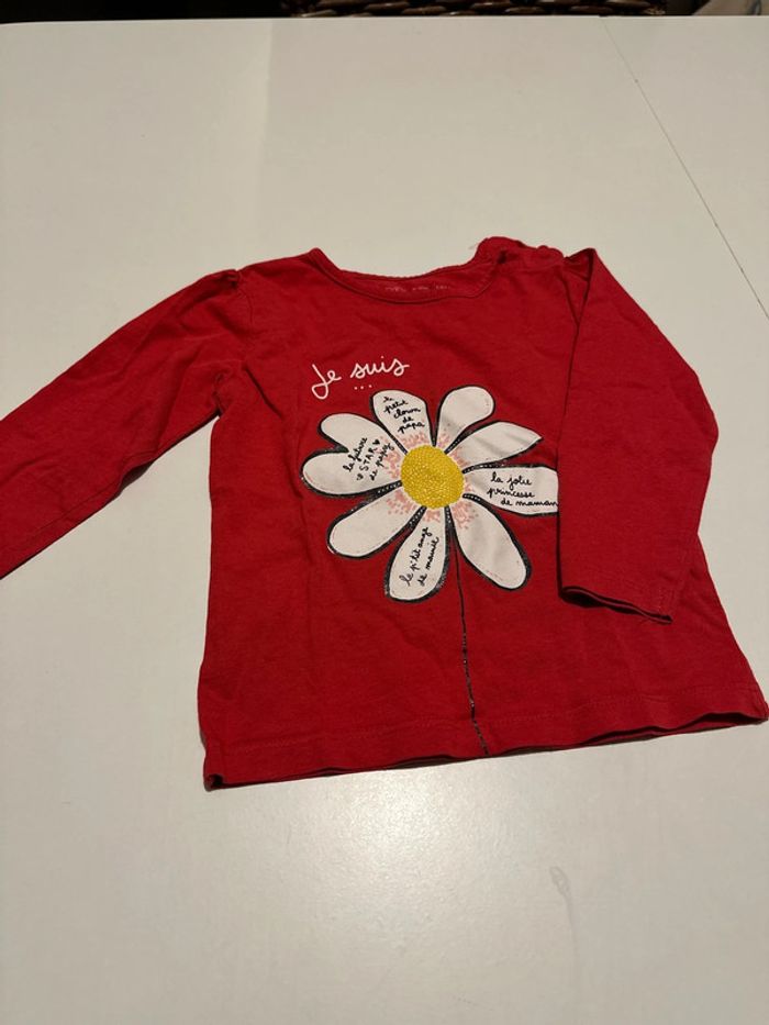 Lots 2 teeshirt manche longue 18 mois - photo numéro 2
