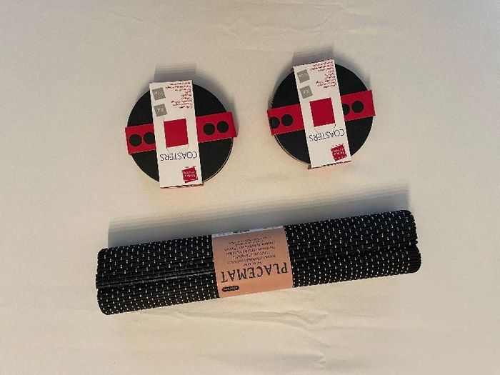 Lot 2 Sets de Table Bambou & 8 Sous Verres