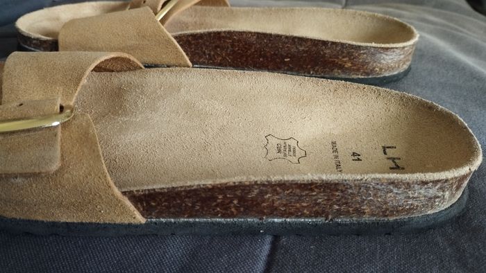 Mules en cuir à boucle LH Italie - photo numéro 4