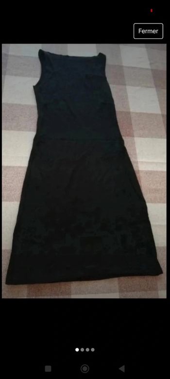 Robe noire sans manche col bateau C&A taille 36 neuve 10€