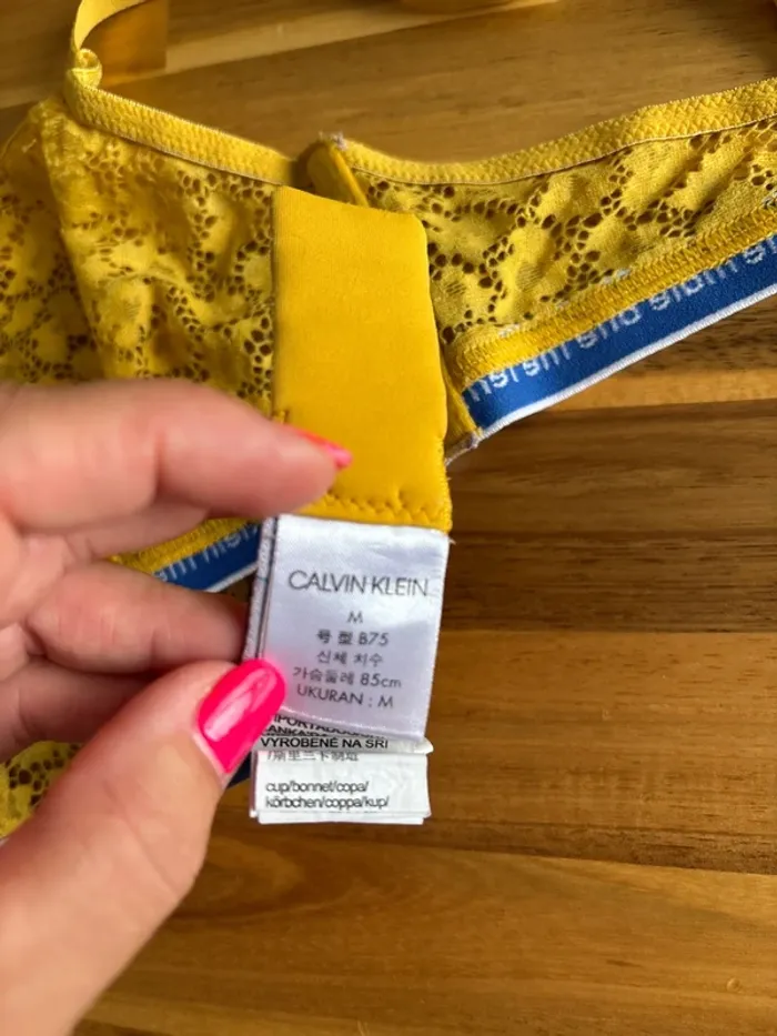 Soutient gorge brassière jaune - photo numéro 5