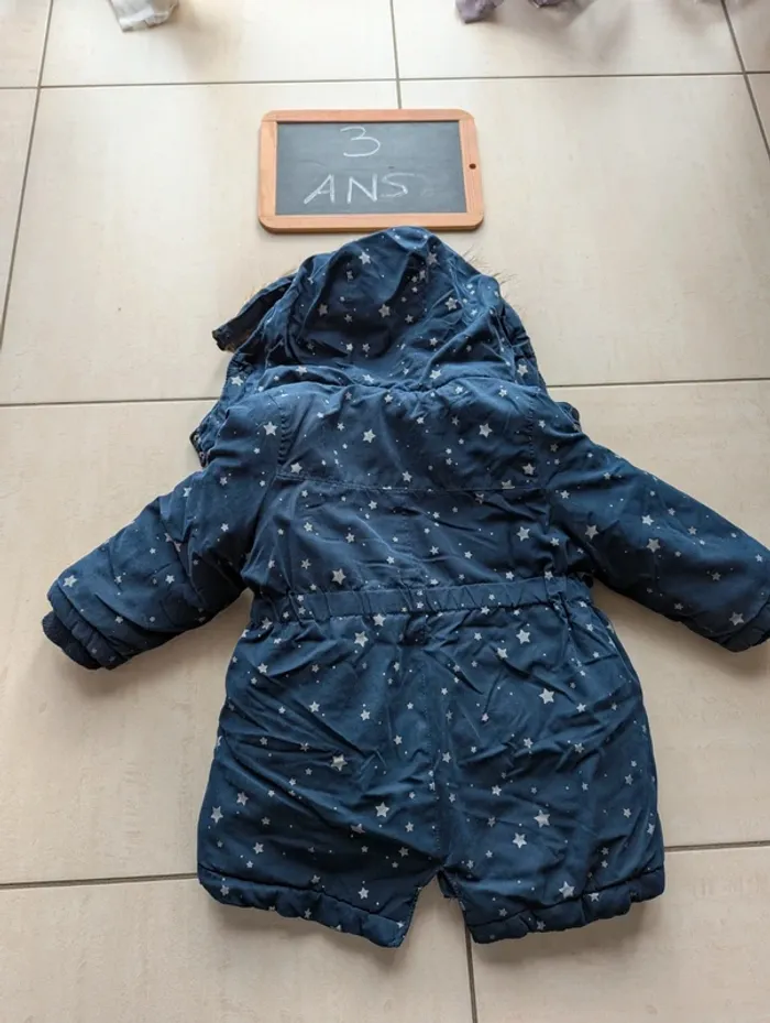 Parka 2 en 1 étoiles Verbaudet 3 ans - photo numéro 7