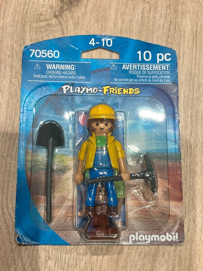 Playmobil ouvrier neuf
