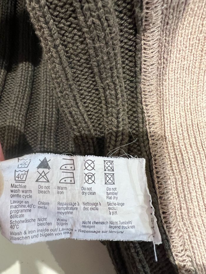 Pull, Cardigan, esprit, taille XL kakie beige - photo numéro 10