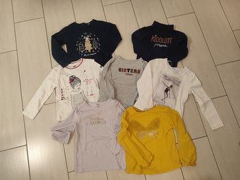 7 t shirts manches longues 