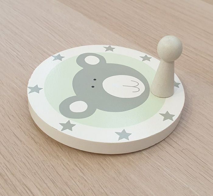 Lot de 2 patères en bois - photo numéro 5