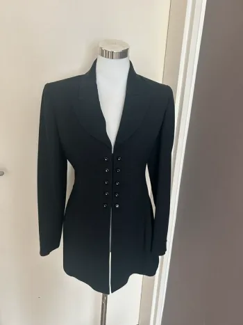 Surabaya veste, blazer ajusté , noir, moulante, cintrée femme, taille 1/36